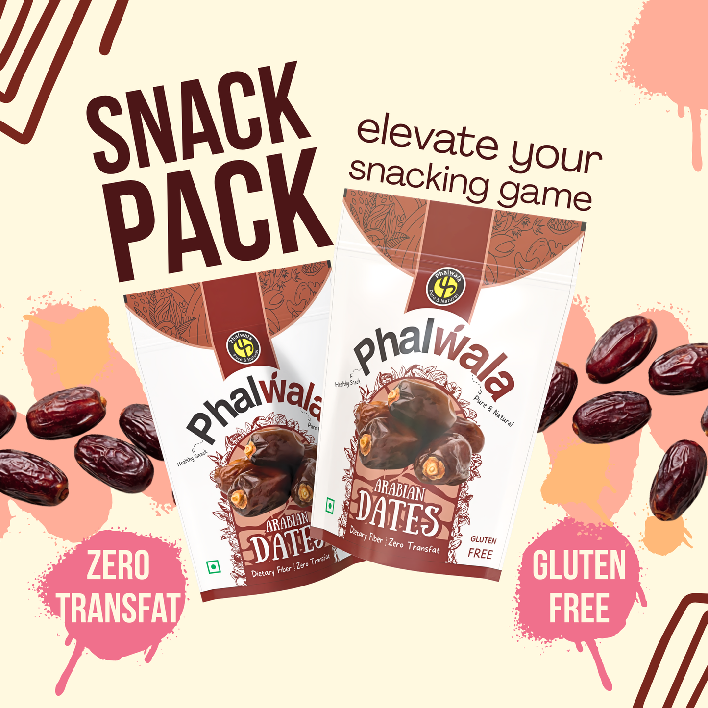 Arabian Dates Snack Pack (500 gms)