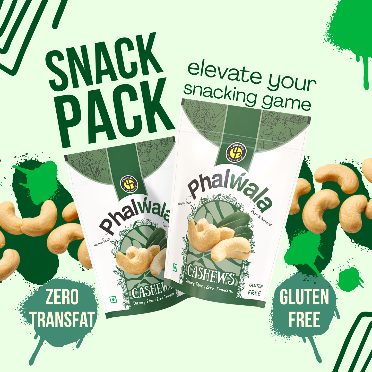 Cashews Snack Pack (500 gms)