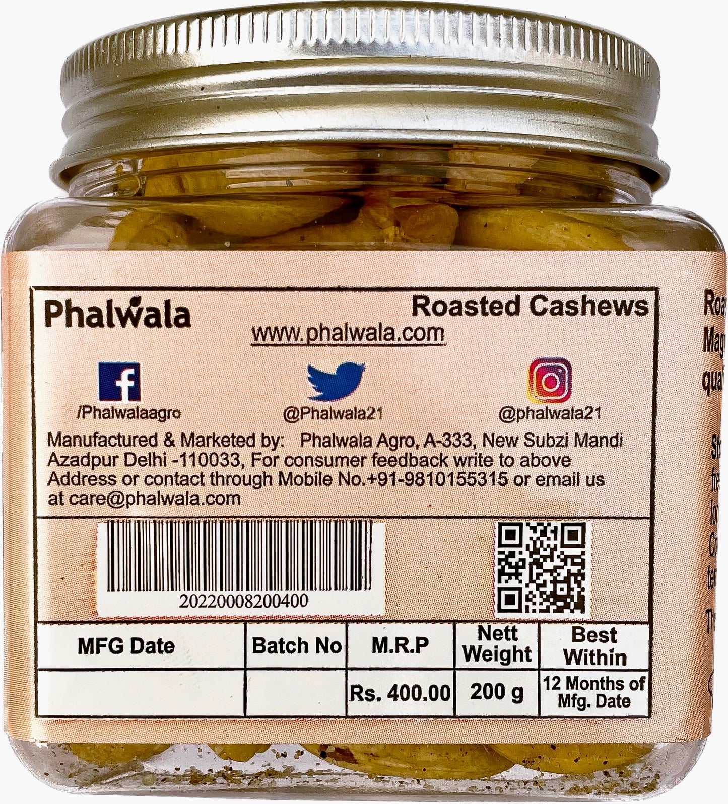 Roasted Cashews