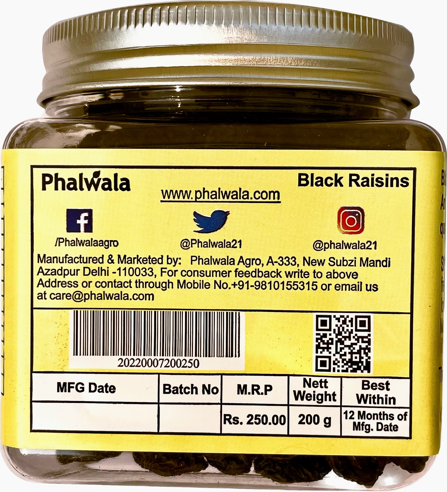 Black Raisins
