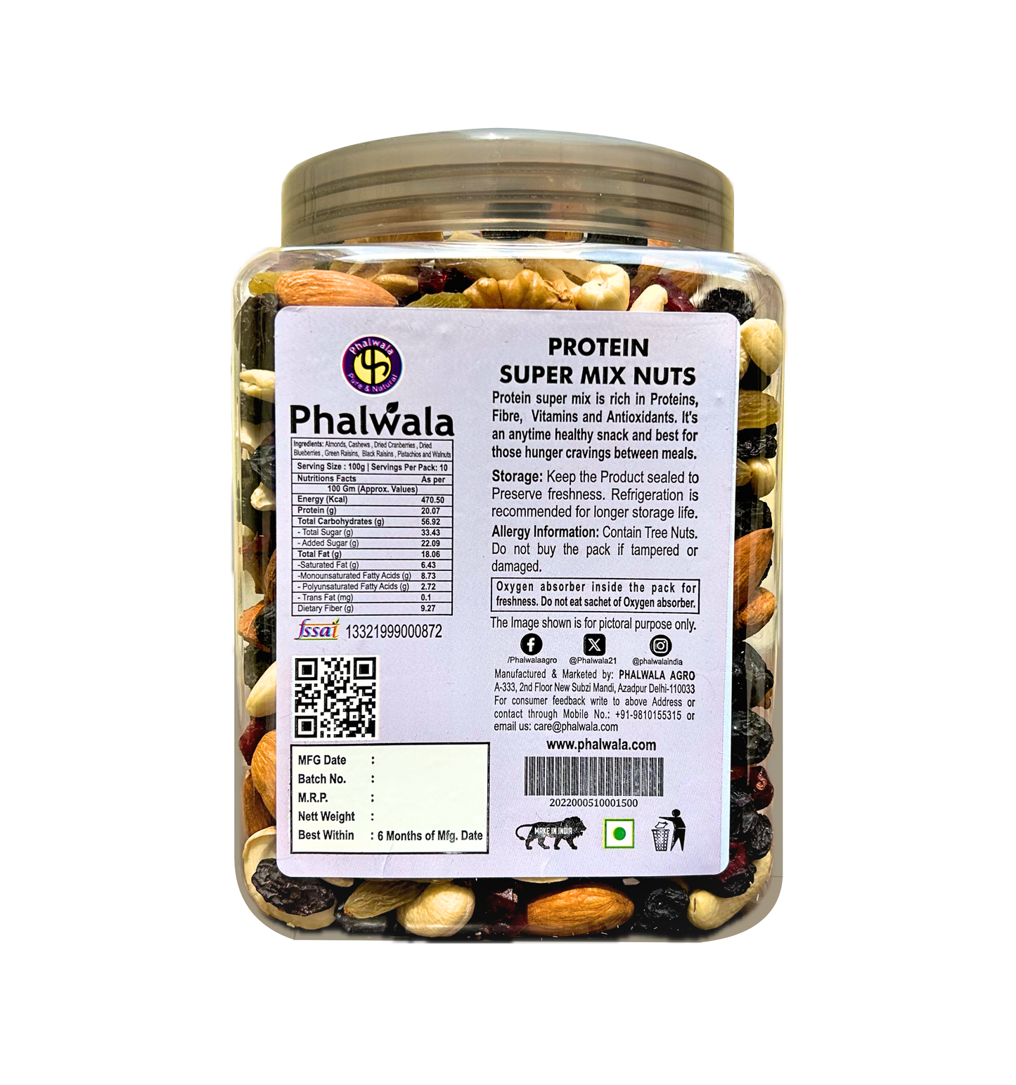 Protein Super Mix Nuts (900 gms)