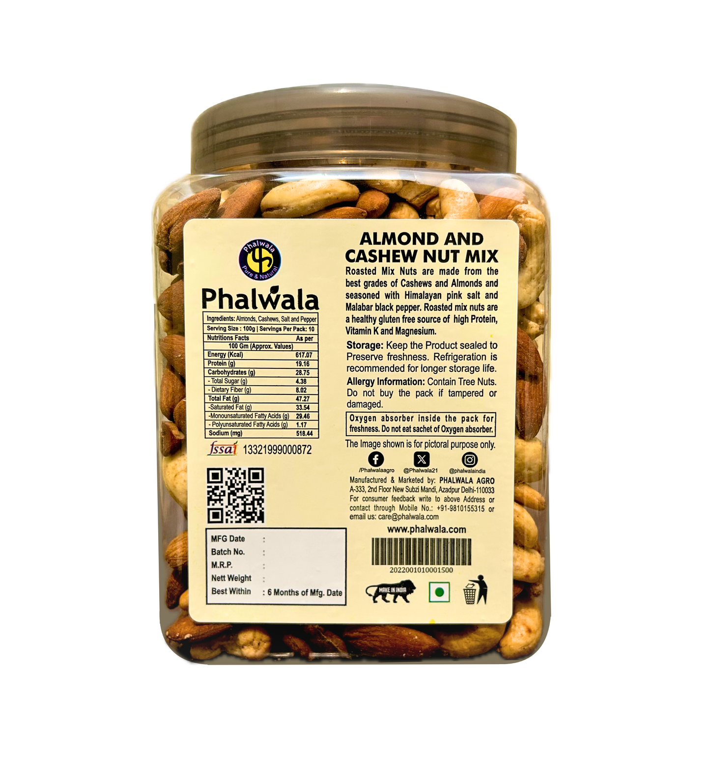 Almond and Cashew Nut Mix (900 gms)