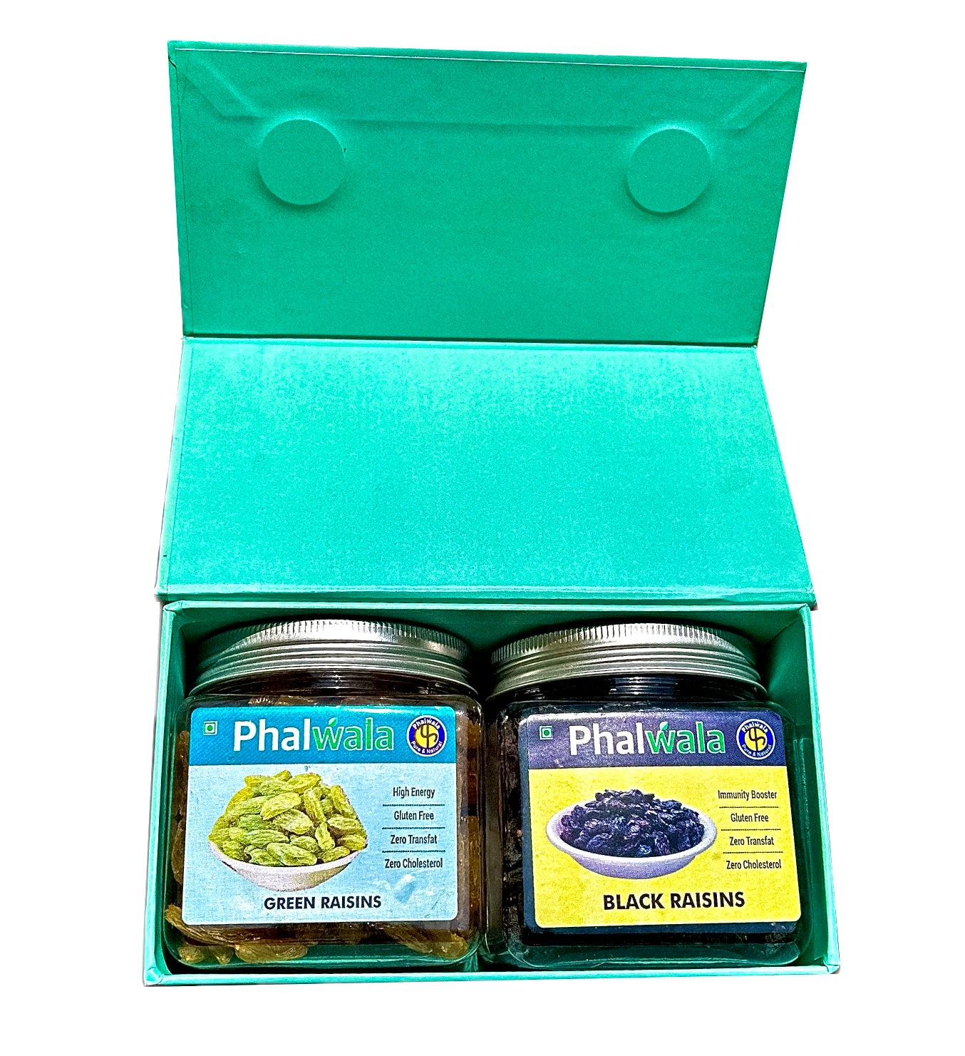 Green and Black Raisins