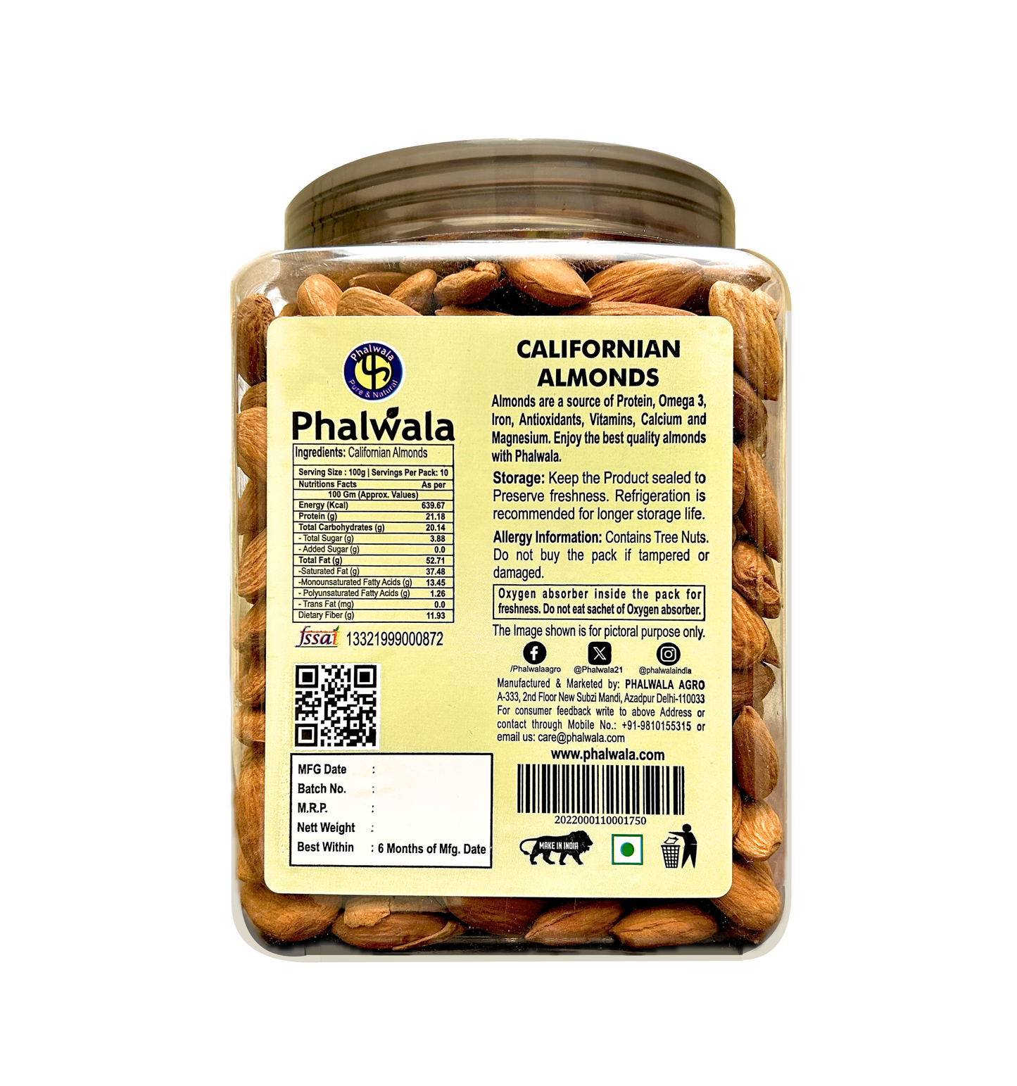Californian Almonds (900 gms)