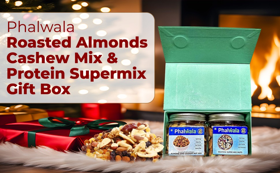 Roasted Almond Cashew Mix and Protein Super Mix