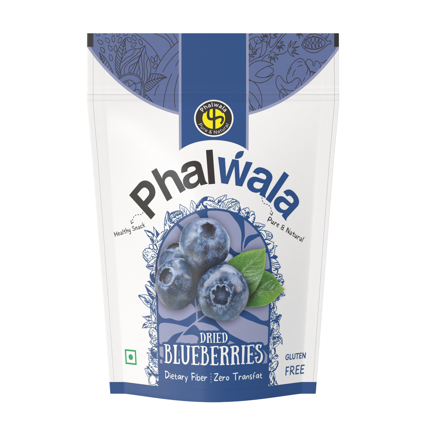 Dried Blueberries Snack Pack (400 gms)