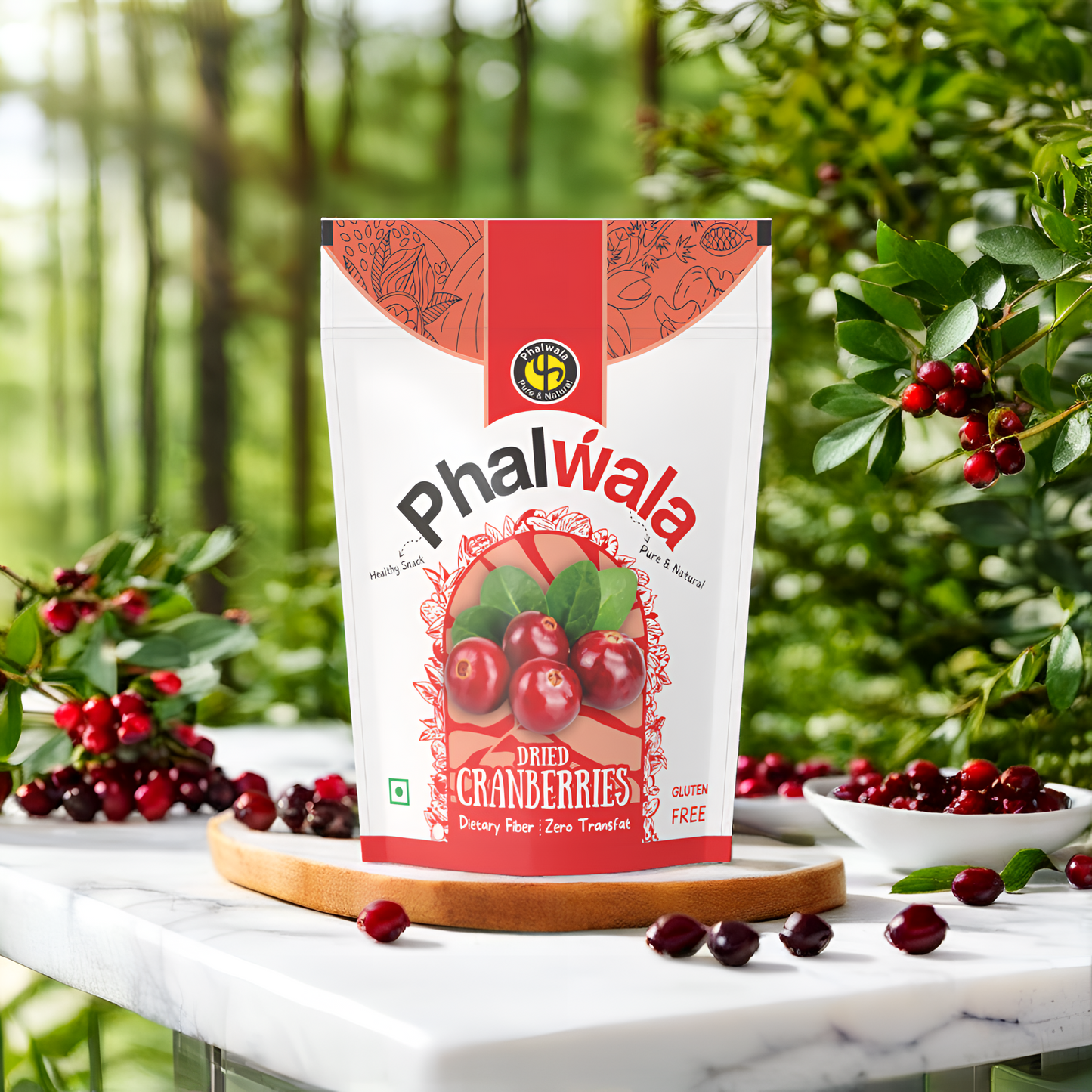 Dried Cranberries Snack Pack (500 gms)