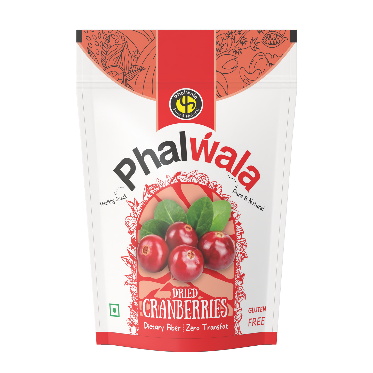 Dried Cranberries Snack Pack (500 gms)