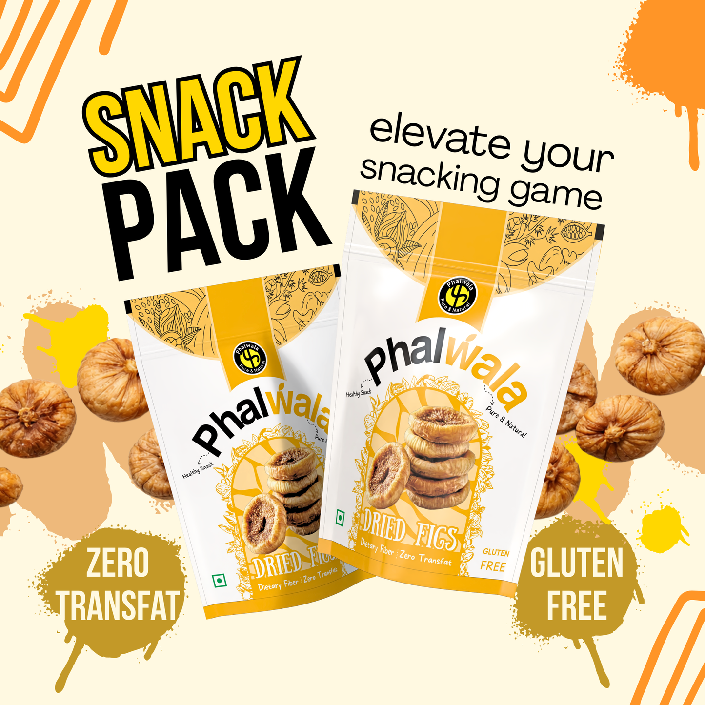 Dried Figs Snack Pack (400 gms)