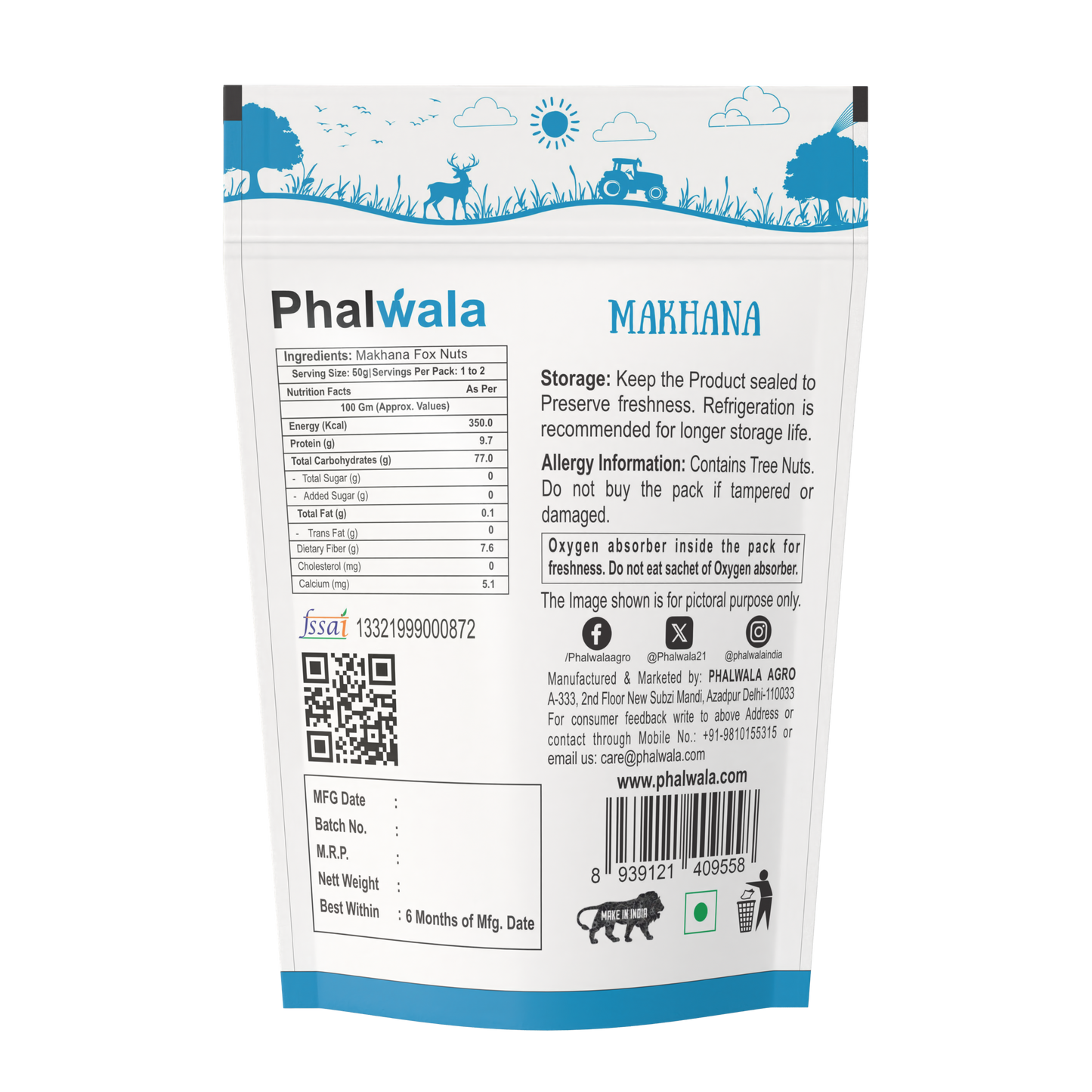 Makhana Snack Pack (100 gms)